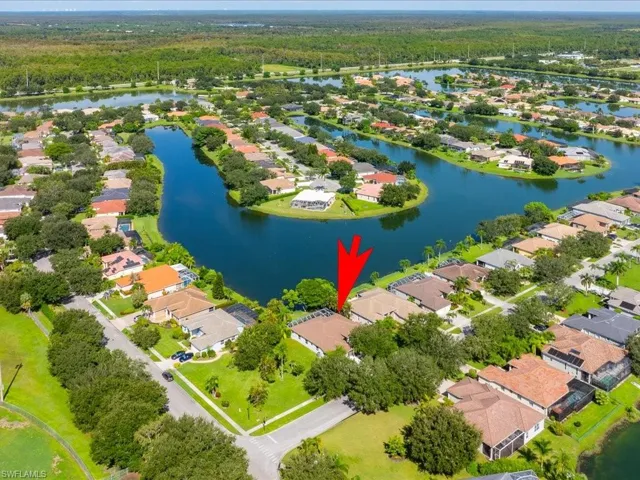 Spectacular aerial view of property