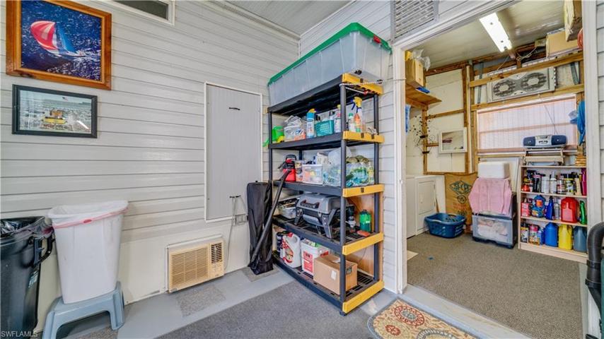Easy outside access to the hot water heater. Steps to the laundry room. Rooms provide an additional 204 SF of living space.