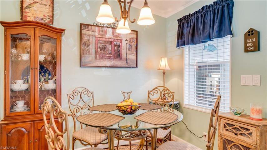 Style abounds with wonderful furnishings and lovely walls.