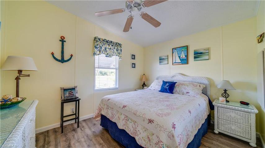 Mellow yellow is a wonderful hue; making this room appealing and comfortable. Your guests will love it.