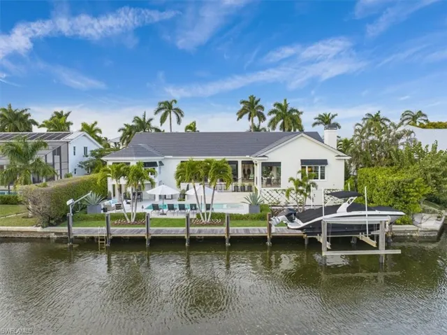 Dock with Boat lift will take a 38' boat -  jet ski lift too