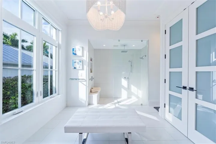 Elegant primary bathroom