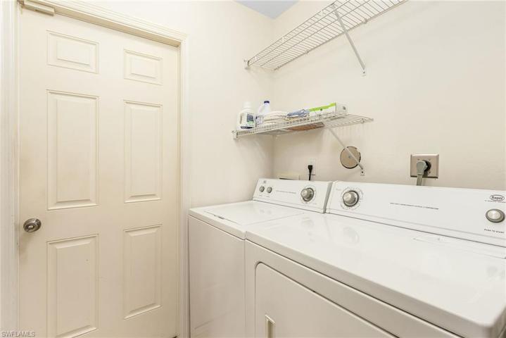 inside laundry room