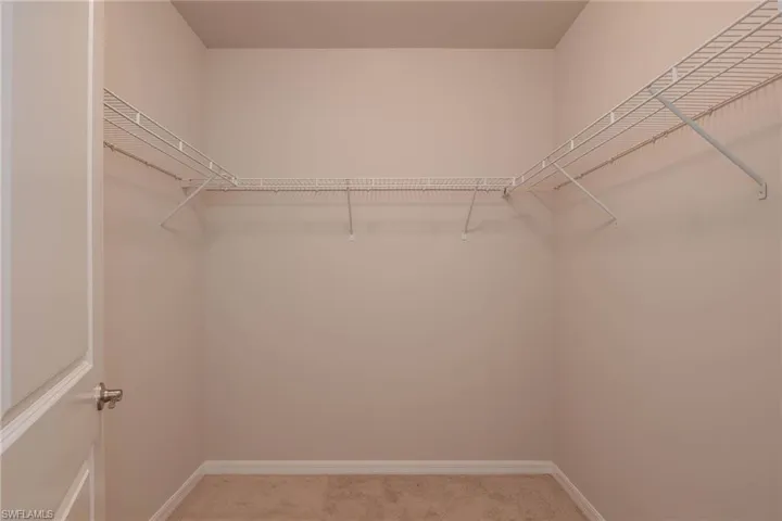 View of spacious closet