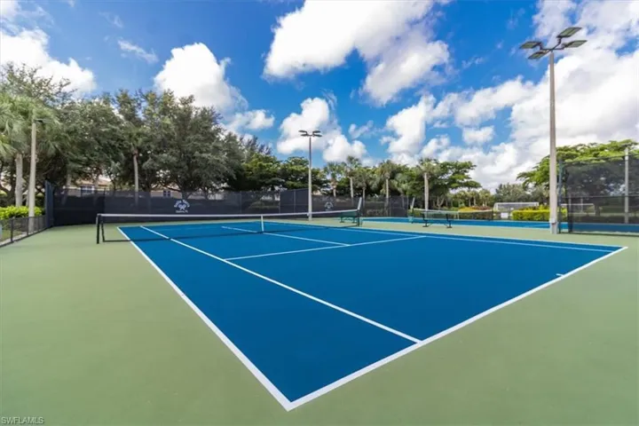 View of sport court with basketball court