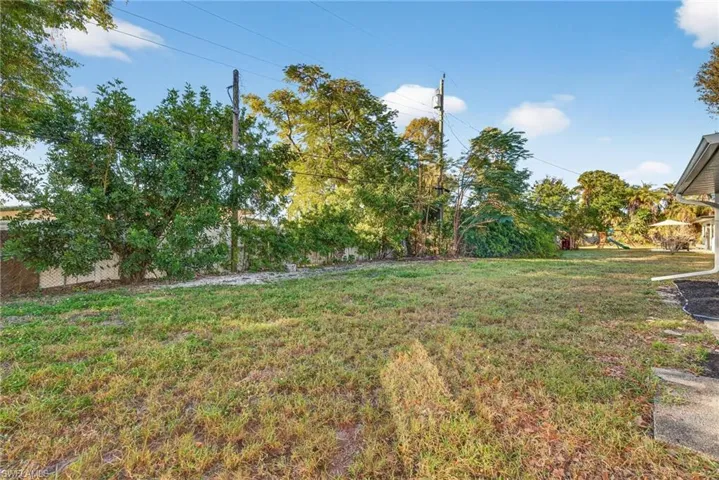 View of yard