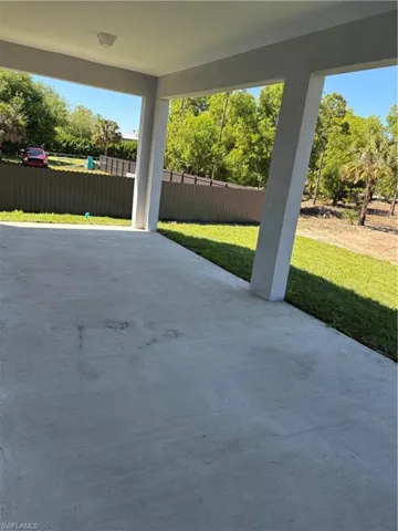 View of patio
