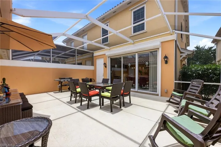 Fully screened-in Patio