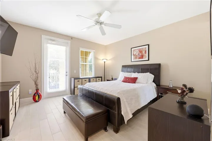 Master Bedroom with access to the balcony