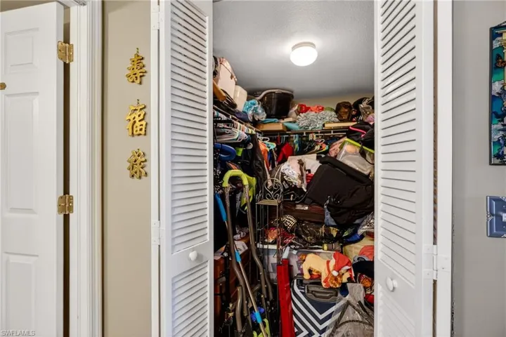 View of closet