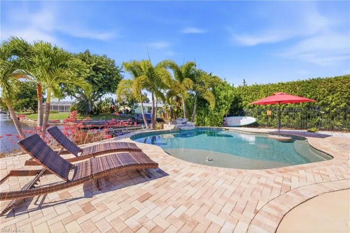 Gorgeous Backyard with a newer swimming pool