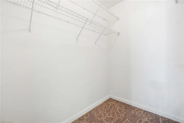 View of spacious closet