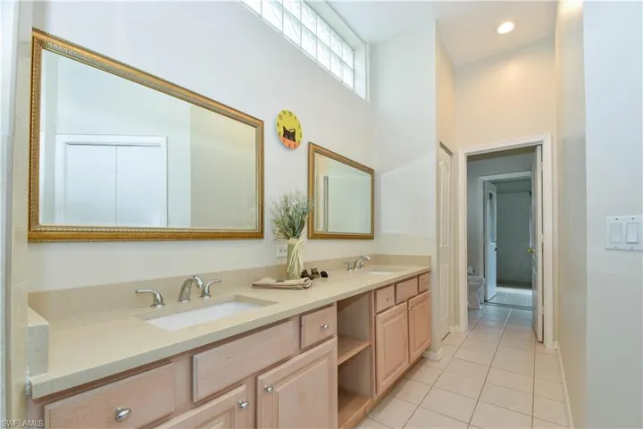 Updated Bathroom with Quartz Counters, Double Sinks, Separate Tub &