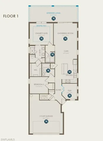 Floorplan with structural options
