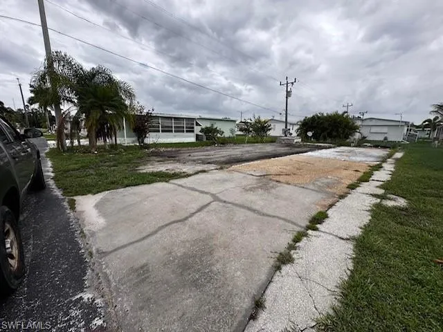 Driveway is ready for your carport