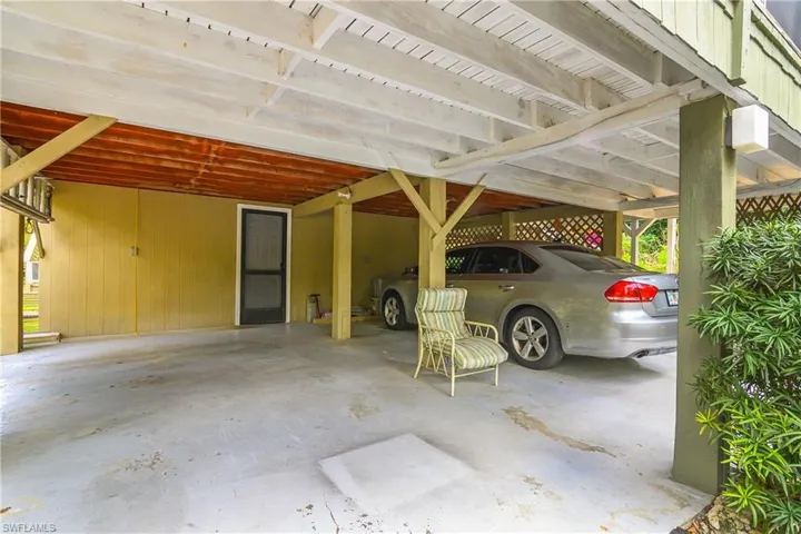 carport area