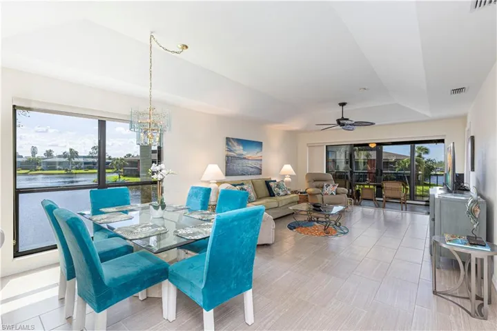 Full length window allows for additional lake view