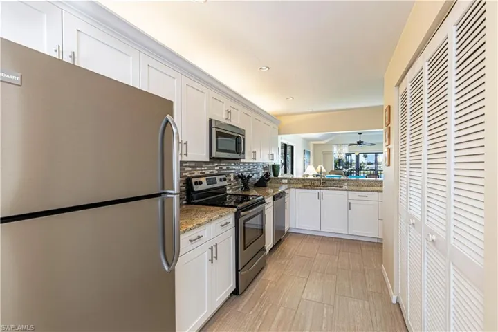Kitchen and laundry closet
