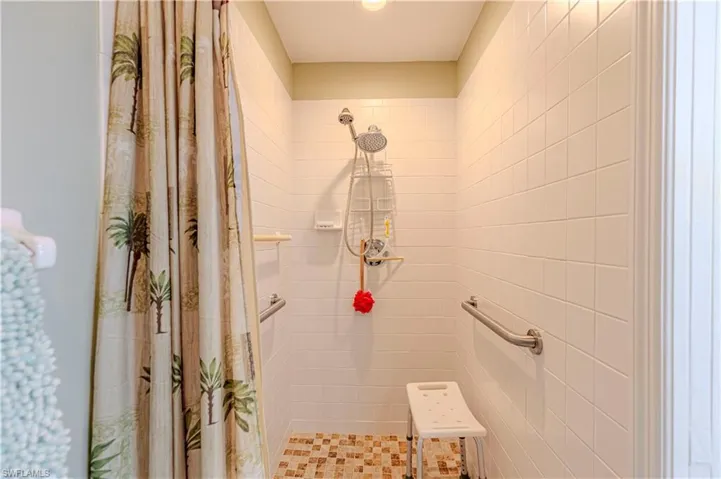 Primary bathroom with walk in shower