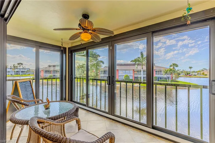 Enclosed Lanai with hurricane impact glass