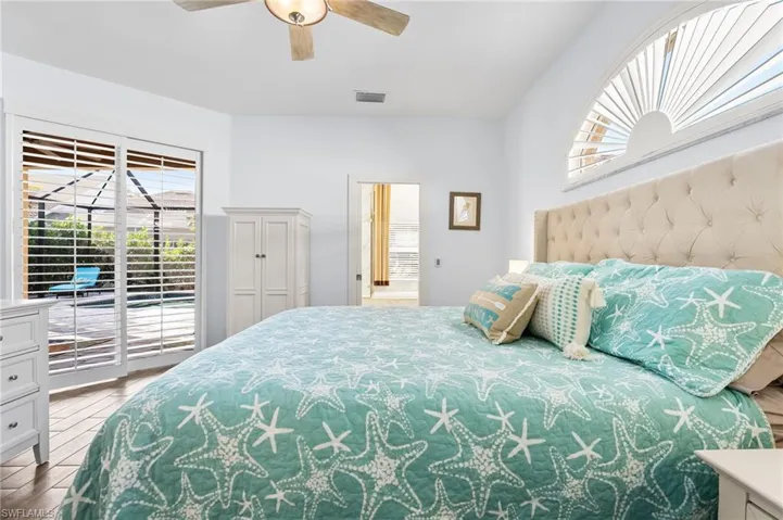 You have access to your lanai from the primary suite! Ensuite bath.