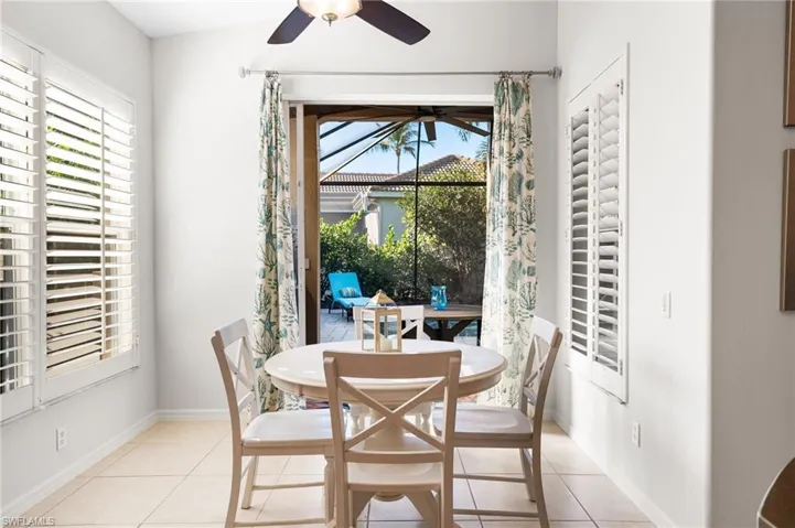 Great view from the breakfast nook!