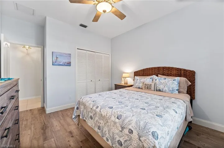 Nicely sized 2nd bedroom.
