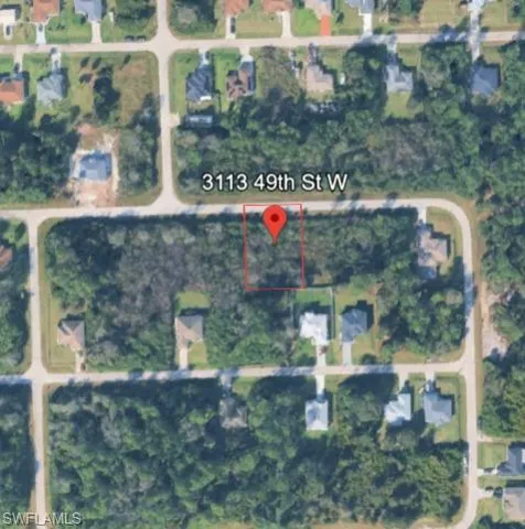 Map / location featuring property boundaries highlighted