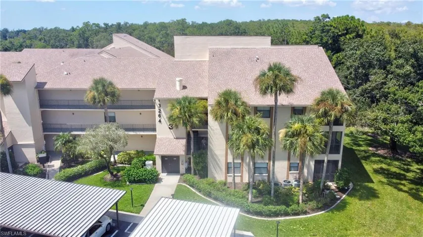 Front of condo building