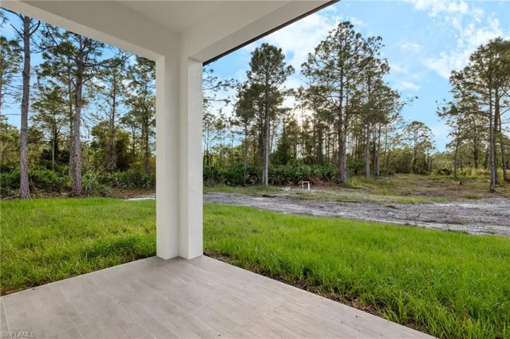 View of patio