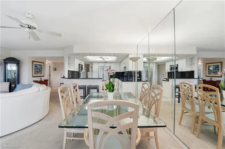 Formal dining space.