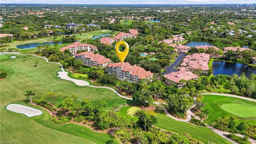 Aerial view showcasing the scenic surroundings.