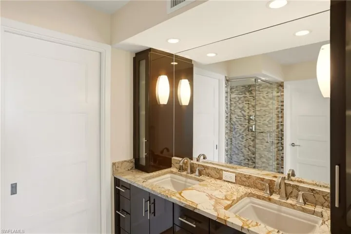 Primary Bathroom Double Sinks