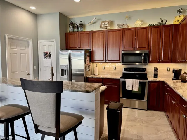 Upgraded countertops and flooring
