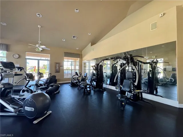 Outstanding workout facility located at Clubhouse