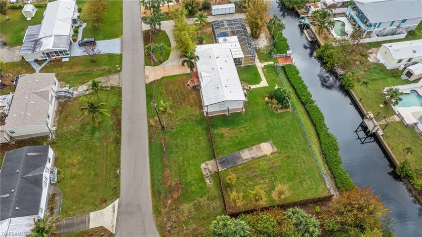 Aerial view of 3015 Bamboo Ct.