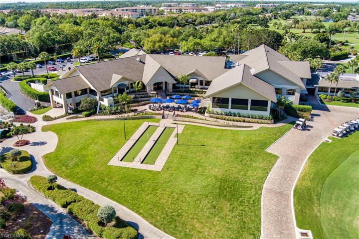 Back of the clubhouse
