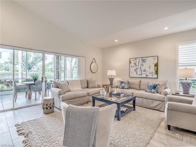 Living room opens to the lanai