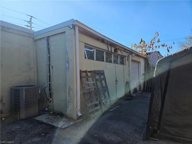 View of outdoor structure