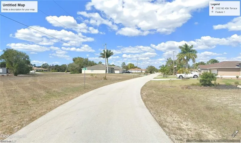 Street view towards North