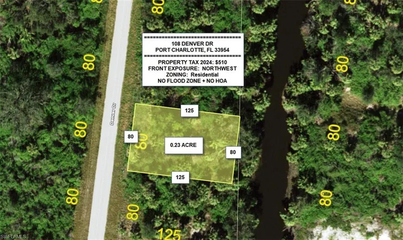 Map / location featuring property boundaries highlighted