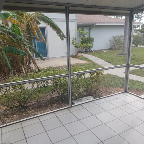 View of patio