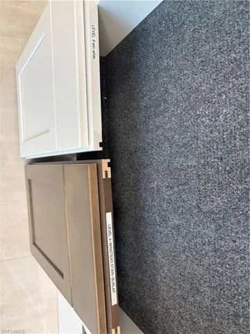 Design Selections - White Cabinets and Burlap color cabinets