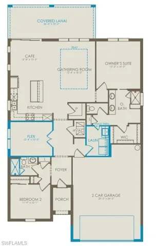 Floor plan with structurals