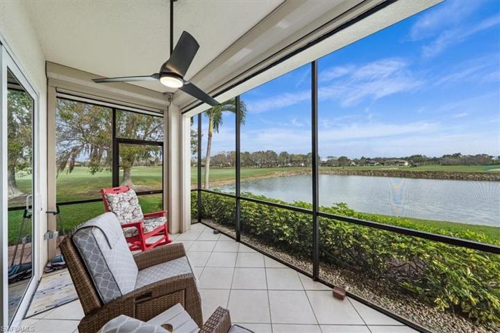 Lake and 18th hole views.