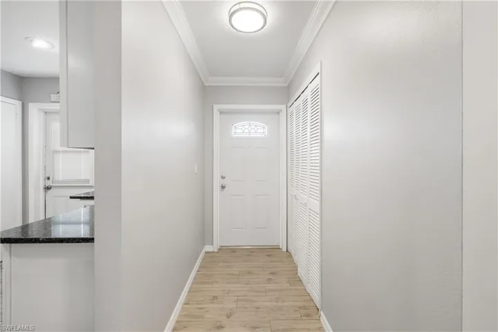 Front door. Closet to the right is the Washer/Dryer and Water Heater