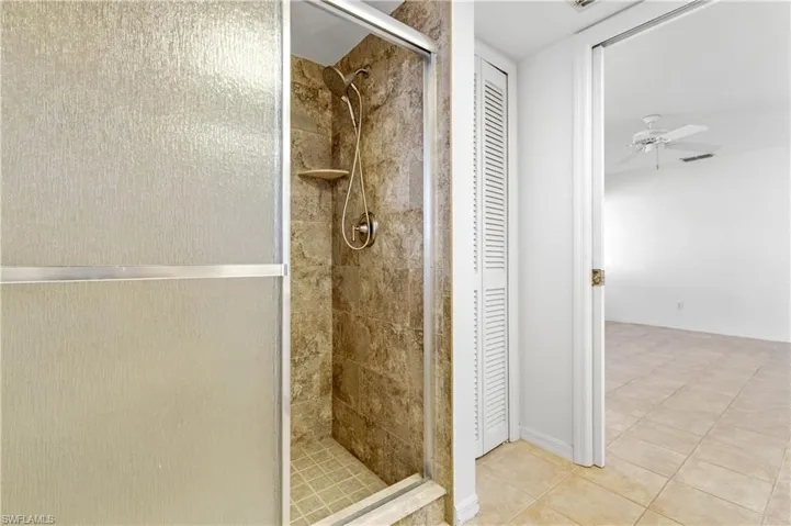 walk in shower