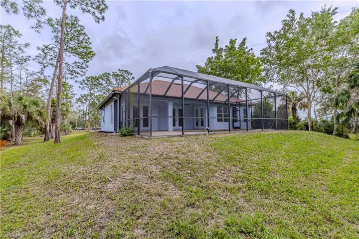 Back of property