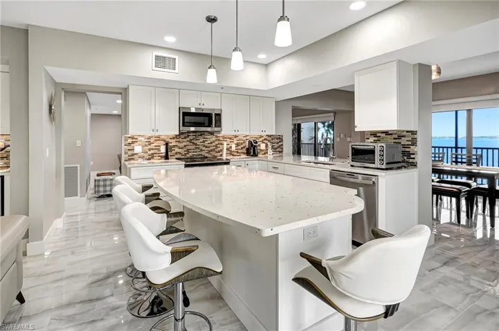 Spacious kitchen built for entertaining.