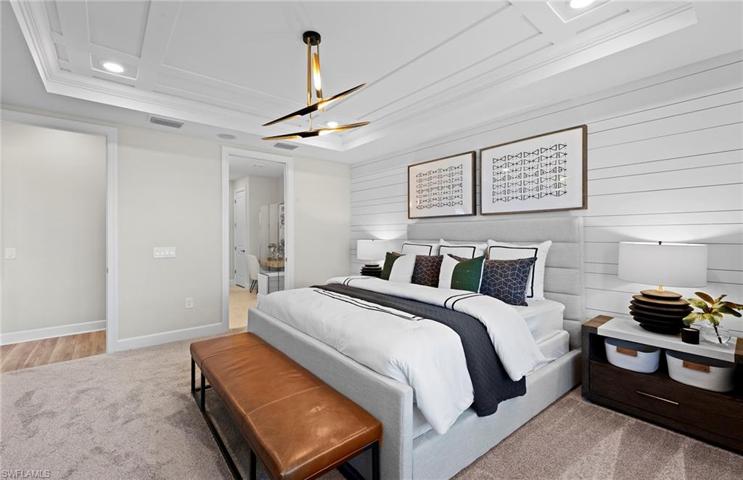 Photo of furnished model, options may vary.